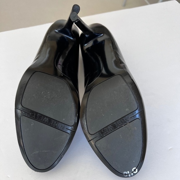 Nine West "Msknoitall" Black Mary Jane Heels Size 10 Includes Box - Picture 5 of 7